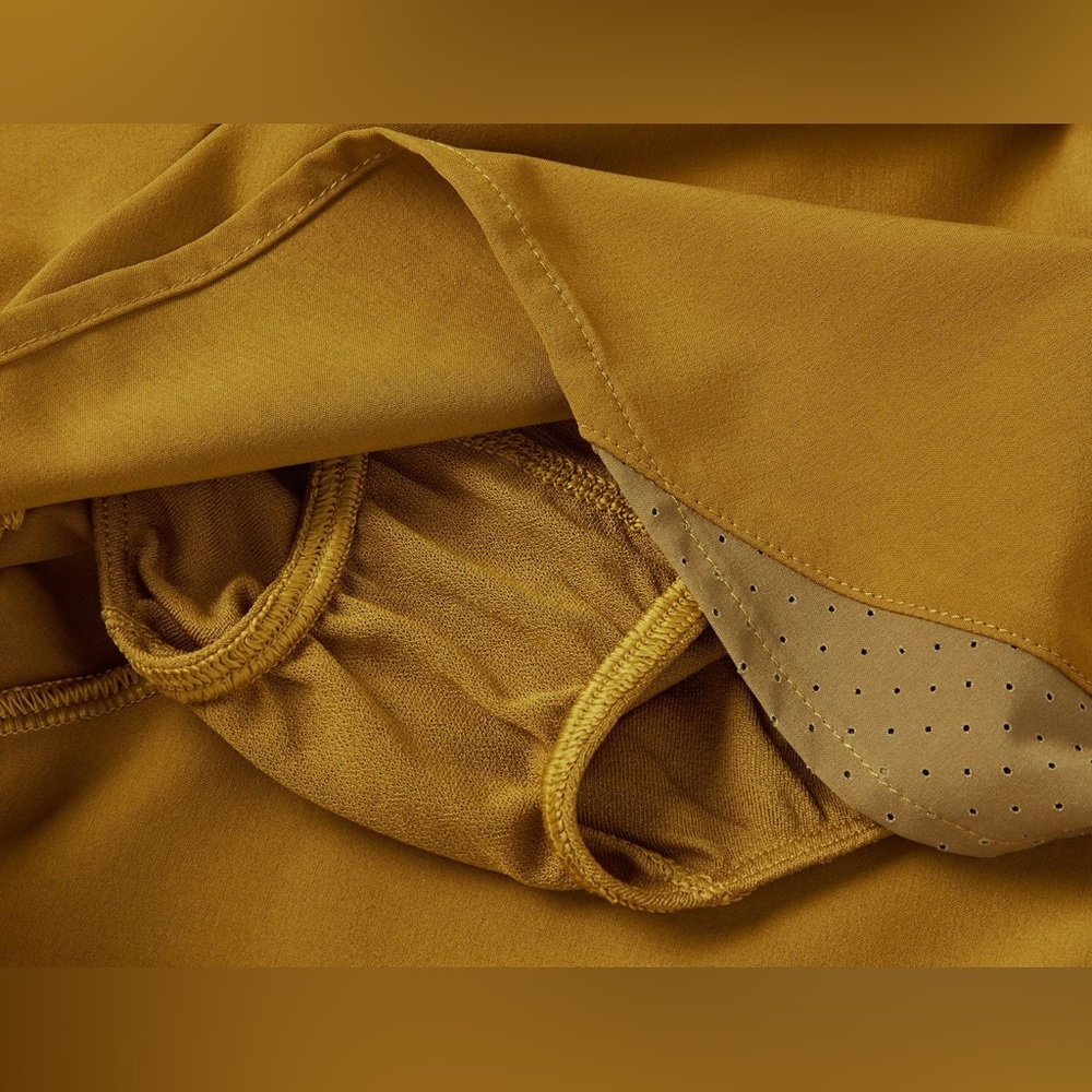 NWT CALIA Womens Mid Rise Infinity Run Short - Mustard Brown - XXL - Picture 9 of 11